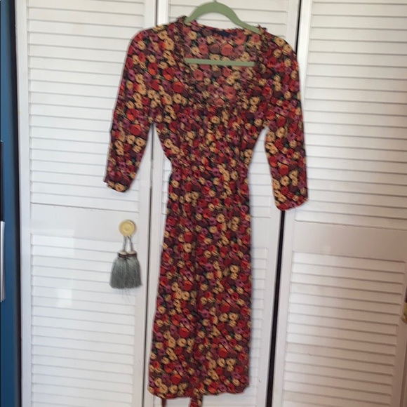 Boden rayon floral print size 14 dress - Picture 1 of 8